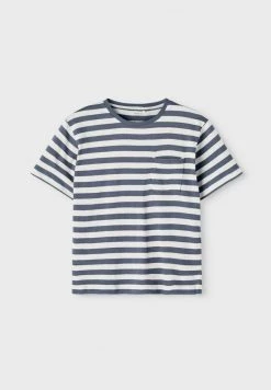 Name It STRIPED LOOSE FIT - T-Shirt Print - Grisaille | Kinder -Name it Verkäufe 74fb0fab16b540dda461caf1b66b0b47