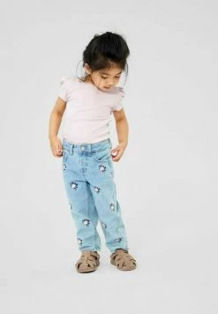 Name It Kinder BELLA BAGGY - Jeans Straight Leg - Light Blue Denim