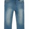 Name It Kinder BARRY BAGGY - Jeans Straight Leg - Medium Blue Denim -Name it Verkäufe 78115ed64b5f4d08a024a0c1a35483fe