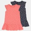 Name It Kinder NMFVIDA DRESS 2 PACK - Jerseykleid - Georgia Peach
