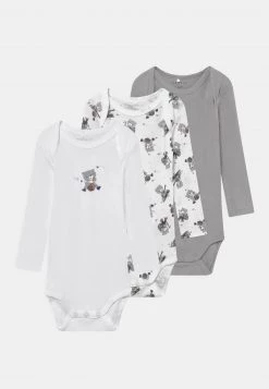 Name It NBNBODY ALLOY BEAR 3 PACK UNISEX - Body - Grey