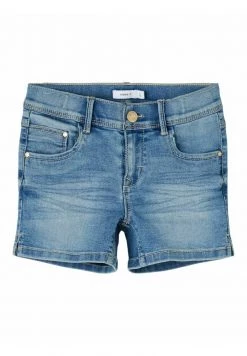 Name It Kinder SALLI SLIM FIT - Jeans Shorts - Light Blue Denim