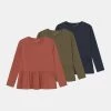 Name It Kinder NKFVIDAISY BOXY 3 PACK - Langarmshirt - Etruscan Red -Name it Verkäufe 7a7660d872bc48eaac86e374807b8aad