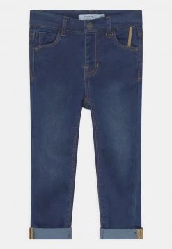 Name It Kinder NMFPOLLY DNMTORAS - Jeans Slim Fit - Dark Blue Denim