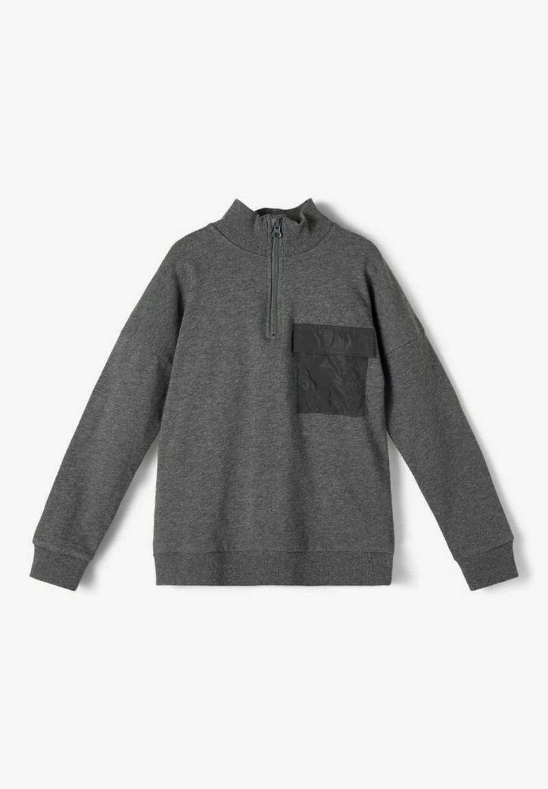 Name It Kinder Sweatshirt - Dark Grey Melange 6 Name It Kinder Sweatshirt - Dark Grey Melange – Bild 4