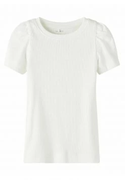 Name It Kinder MIT KURZEN ÄRMELN - T-Shirt Basic - White Alyssum