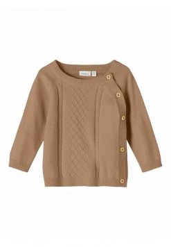 Name It LANGÄRMELIG - Strickjacke - Cafã Au Lait | Kinder