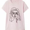 Name It Kinder LINEART - T-Shirt Print - Light Lilac