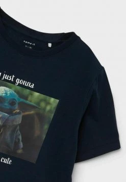 Name It Kinder MANDALORIAN - T-Shirt Print - Dark Sapphire -Name it Verkäufe 80c4999ec08f4e968630ec050051d021
