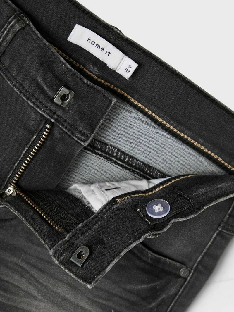 Name It Kinder SALLI SLIM FIT - Jeans Shorts - Dark Grey Denim 5 Name It Kinder SALLI SLIM FIT - Jeans Shorts - Dark Grey Denim – Bild 3