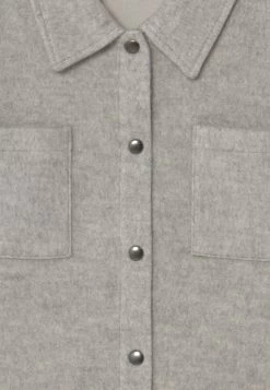 Name It NKNTITRAN OVERSHIRT UNISEX - Hemdbluse - Grey Melange -Name it Verkäufe 810da8dad1e14e76a9644cbdb06617f1