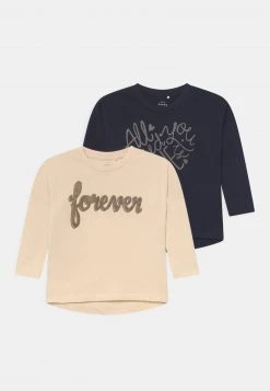 Name It Kinder NMFVALISA 2 PACK - Langarmshirt - Blue/off-white
