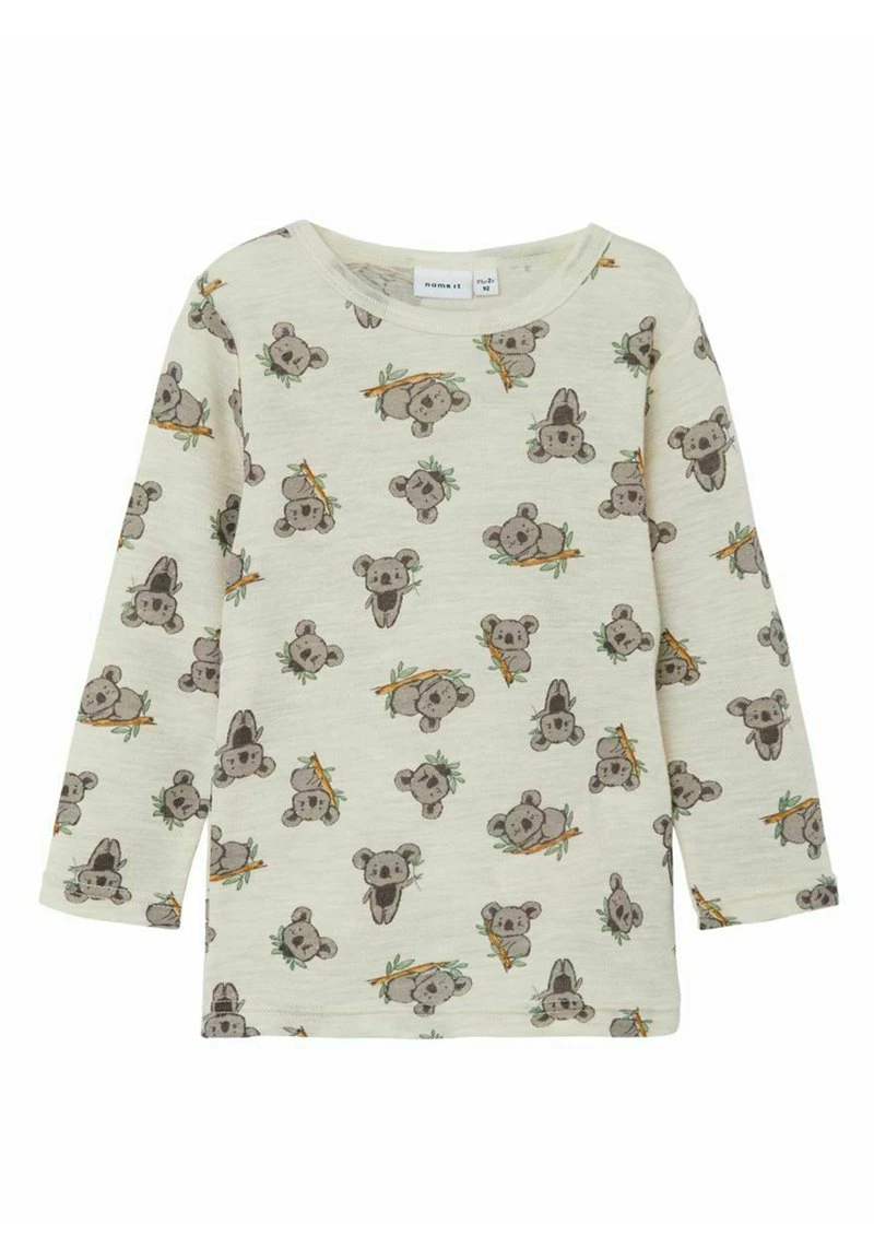 Name It Unisex Langarmshirt - Peyote Melange 3 Name It Unisex Langarmshirt - Peyote Melange