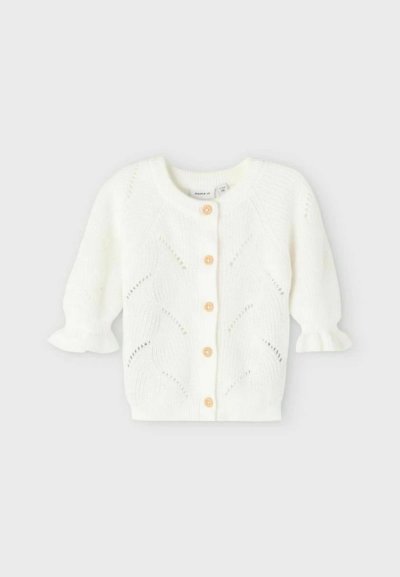 Name It Kinder LANGÄRMELIGE - Strickjacke - White Alyssum 5 Name It Kinder LANGÄRMELIGE - Strickjacke - White Alyssum – Bild 3