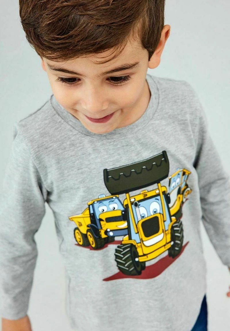 Name It Kinder Langarmshirt - Grey Melange 3 Name It Kinder Langarmshirt - Grey Melange