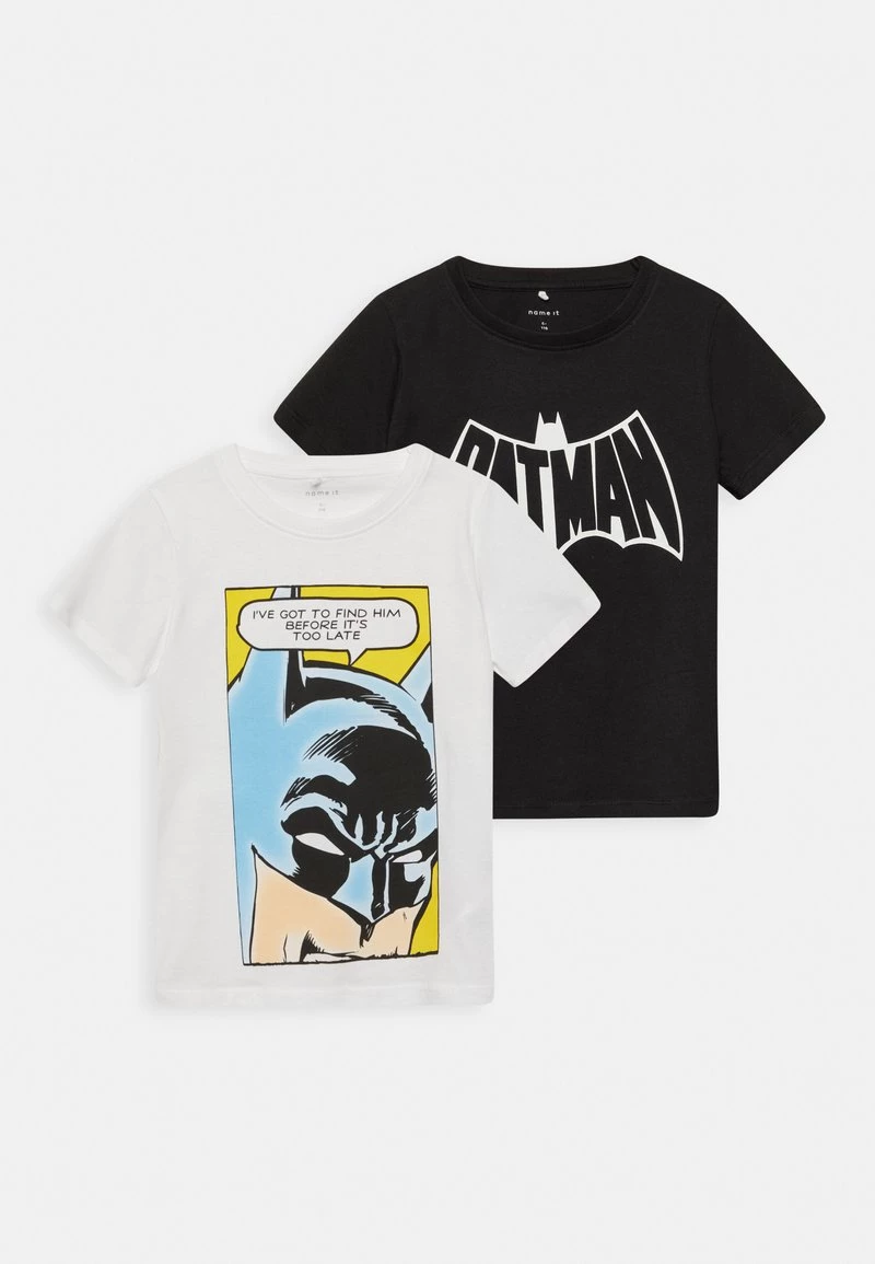 Name It Kinder NKM DC COMICS BATMAN 2 PACK - T-Shirt Print - Bright White 3 Name It Kinder NKM DC COMICS BATMAN 2 PACK - T-Shirt Print - Bright White