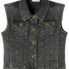Name It Kinder Weste - Medium Grey Denim