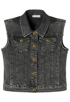 Name It Kinder Weste - Medium Grey Denim