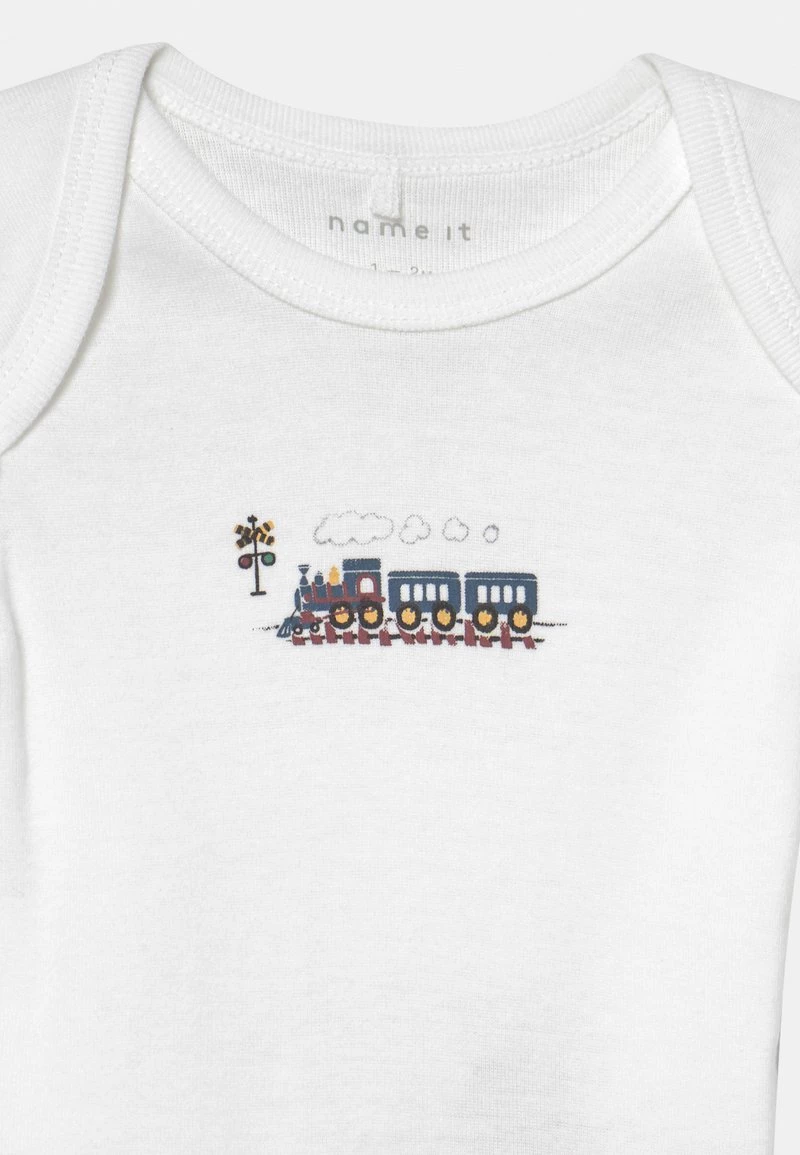 Name It Kinder NBMBODY TRAIN 3 PACK - Body - White/blue 6 Name It Kinder NBMBODY TRAIN 3 PACK - Body - White/blue – Bild 4
