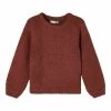 Name It Kinder LANGE ÄRMEL - Strickpullover - Spiced Apple