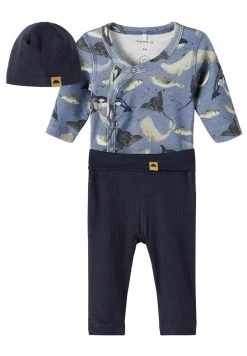 Name It Unisex SET - Leggings - Hosen - Blue