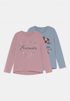 Name It Kinder NKFVIX 2 PACK - Langarmshirt - Dusty Blue