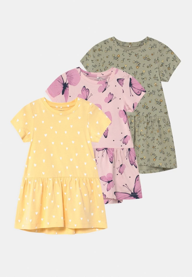 Name It Kinder NBFSONYA 3 PACK - Jerseykleid - Desert Sage 3 Name It Kinder NBFSONYA 3 PACK - Jerseykleid - Desert Sage