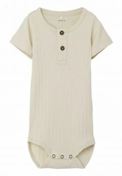 Name It Kinder HANSK KURZÄRMELIGER - Body - Oatmeal