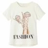 Name It MIT KURZEN ÄRMELN FASHION - T-Shirt Print - White Alyssum | Kinder
