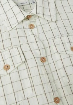 Name It Kinder KARIERTES - Hemd - White Alyssum -Name it Verkäufe 97798646f2bb4229a63a8737020b5e30