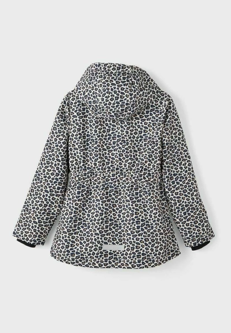 Name It Kinder LEOPARD - Kurzmantel - Whitecap Gray 4 Name It Kinder LEOPARD - Kurzmantel - Whitecap Gray – Bild 2