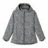 Name It Kinder LEOPARD - Kurzmantel - Whitecap Gray