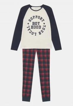 Name It Kinder NKMNIGHTSET BOY HOOD - Nachtwäsche Set - Snow White