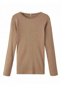 Name It Kinder NKFKAB SLIM - Langarmshirt - Brown Lentil