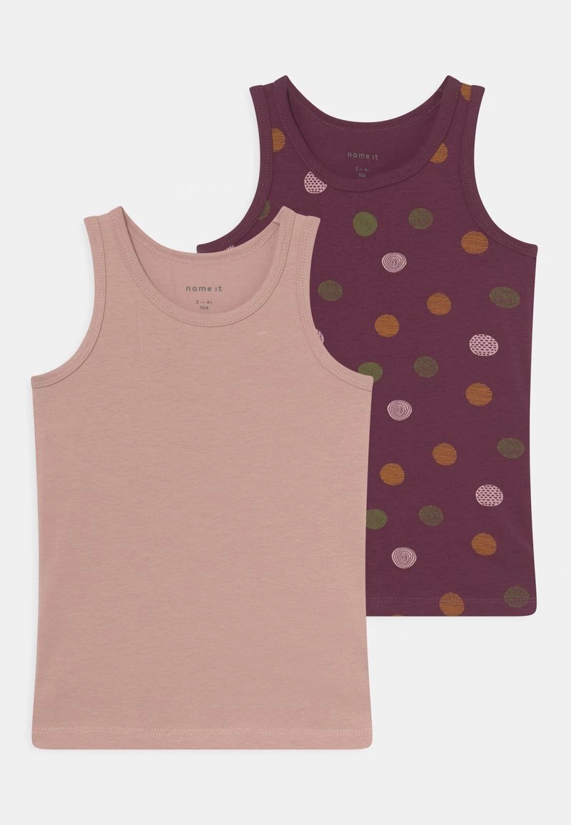 Name It Kinder NMFTANK 2 PACK - Unterhemd/-shirt - Prune Purple 3 Name It Kinder NMFTANK 2 PACK - Unterhemd/-shirt - Prune Purple