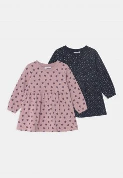 Name It Kinder NMFVILUBA DRESS 2 PACK - Freizeitkleid - Mauve Shadows
