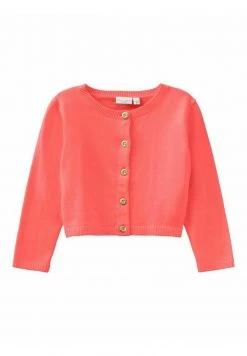 Name It Kinder LANGARM - Strickjacke - Georgia Peach