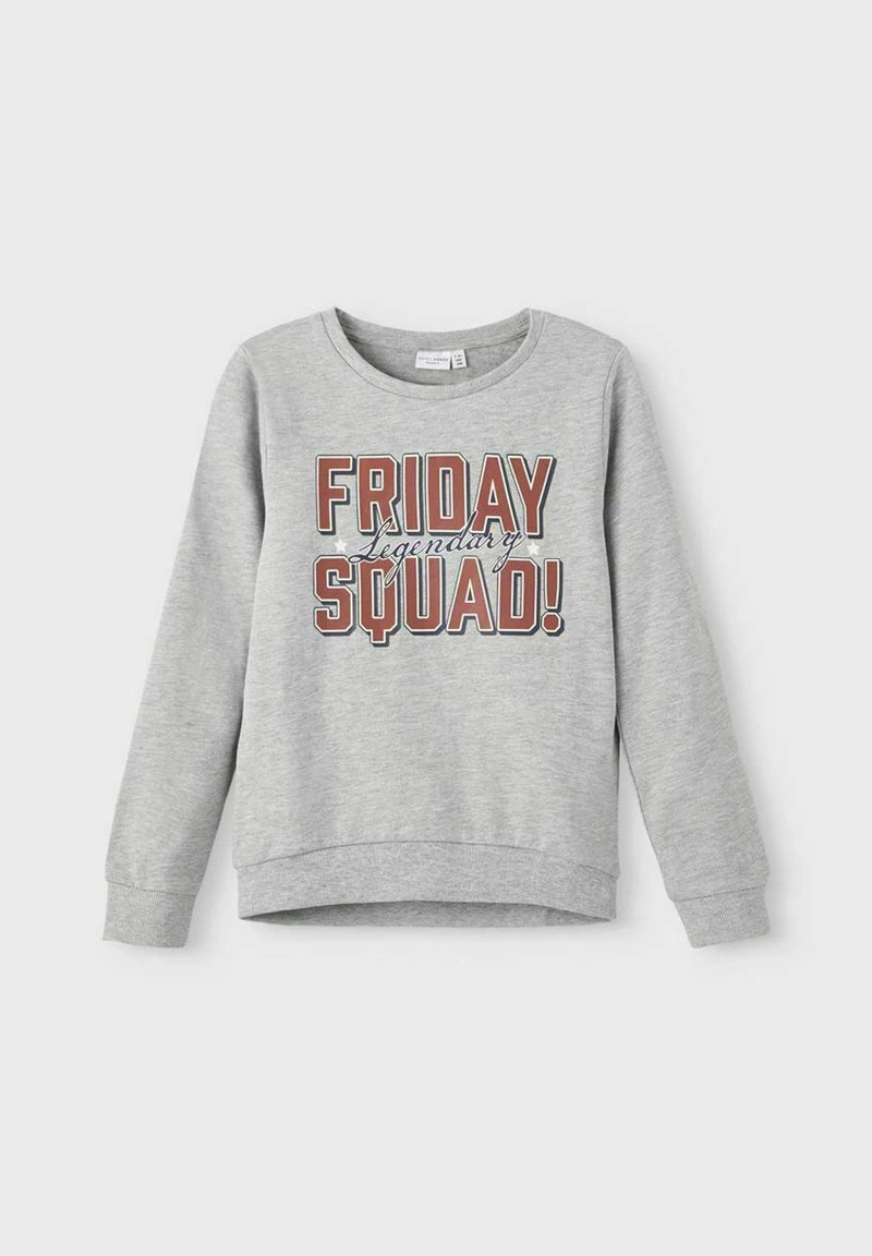 Name It Kinder Sweatshirt - Grey Melange 5 Name It Kinder Sweatshirt - Grey Melange – Bild 3