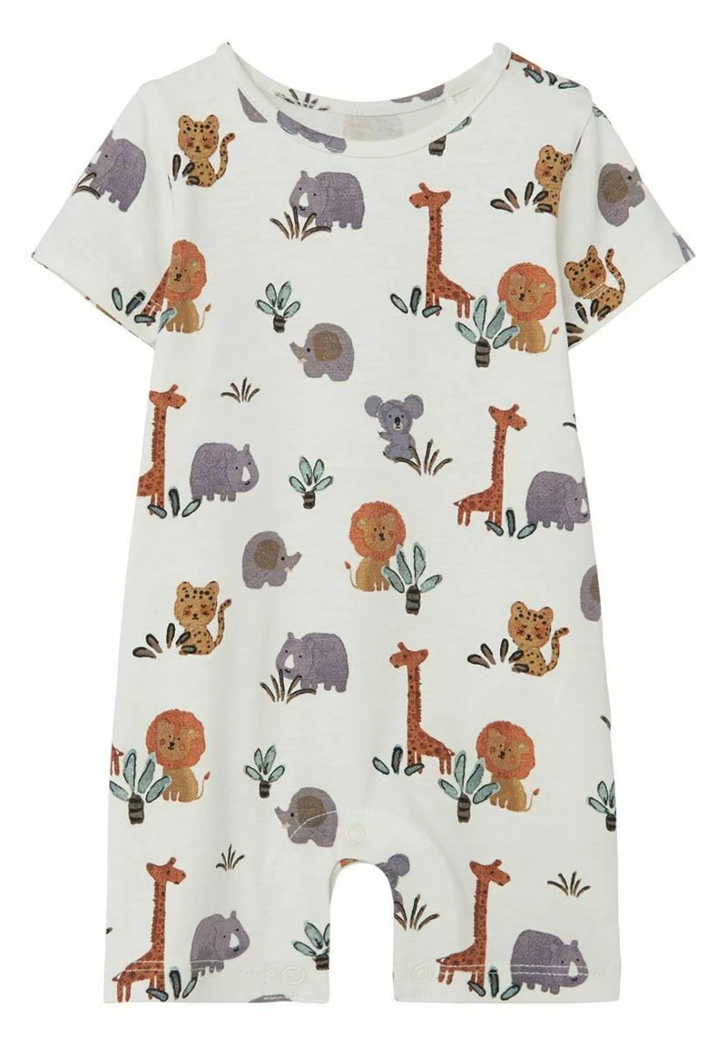 Name It Kinder JAKOB SAFARI - Jumpsuit - White Alyssum 3 Name It Kinder JAKOB SAFARI - Jumpsuit - White Alyssum