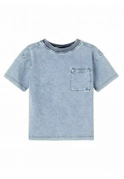 Name It Kinder OVERSIZED - T-Shirt Basic - Light Blue Denim