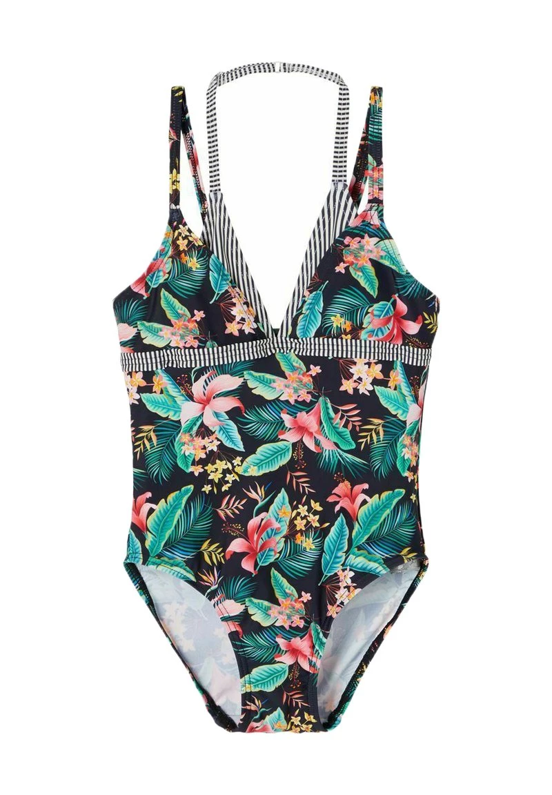 Name It TROPICAL - Badeanzug - Dark Sapphire | Kinder 3 Name It TROPICAL - Badeanzug - Dark Sapphire | Kinder