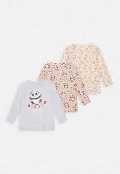 Name It Kinder NBFMIPANDA 3 PACK - Langarmshirt - Peach Whip