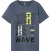 Name It Kinder SURF THE WAVE - T-Shirt Print - Grisaille