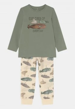 Name It NMMFELIX SET - Trainingsanzug - Hedge Green | Kinder