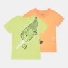 Name It NBMHEINE 2 PACK UNISEX - T-Shirt Print - Sunny Lime