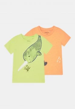 Name It NBMHEINE 2 PACK UNISEX - T-Shirt Print - Sunny Lime