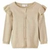 Name It Kinder Strickjacke - White Pepper