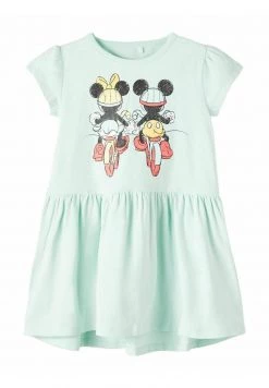 Name It Kinder MIT KURZEN ÄRMELN DISNEY MINNIE MAUS - Freizeitkleid - Glacier