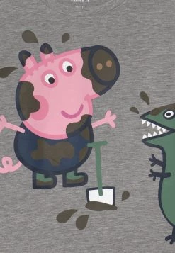 Name It Kinder NMMPEPPAPIG DYLAN - Langarmshirt - Grey Melange -Name it Verkäufe a80f49a380ef4598b13cf855c8d0b56c