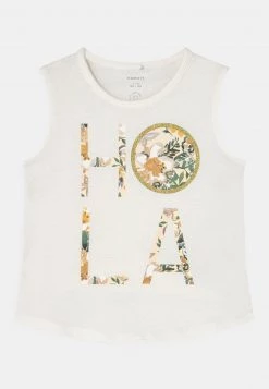 Name It Kinder NKFJUNEA TANK - T-Shirt Print - White Alyssum